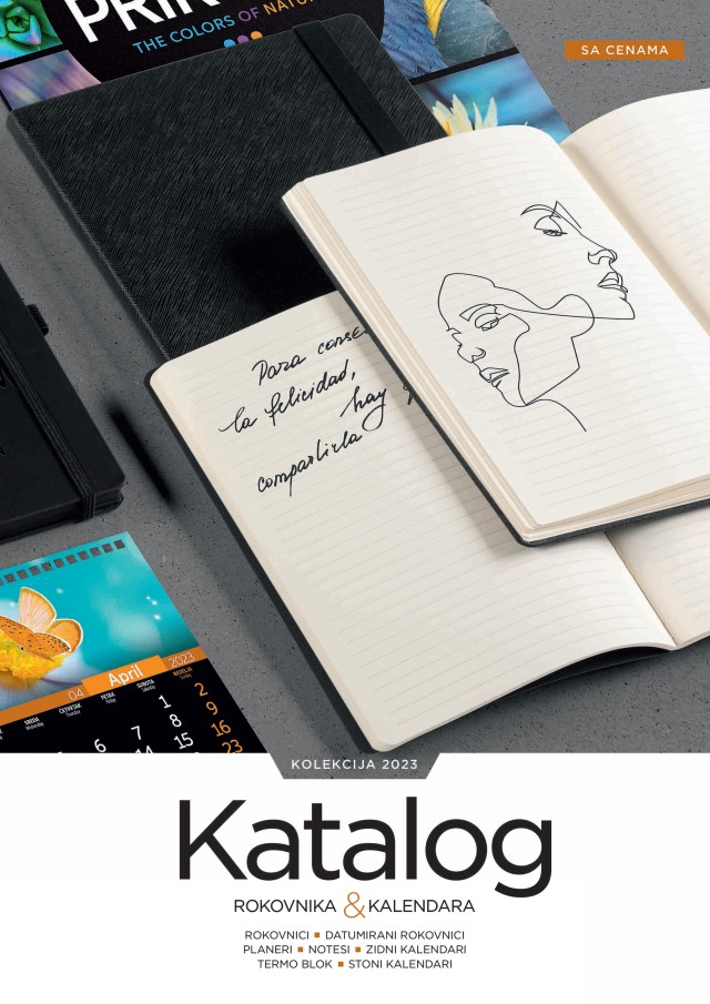Katalog - Rokovnika i kalendara 2023
